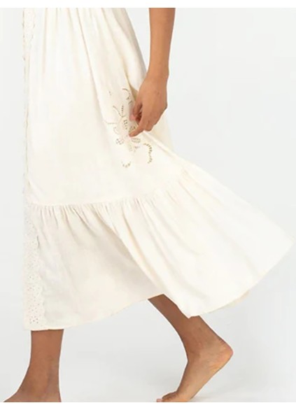 2023 Women's Vacation White Dress
