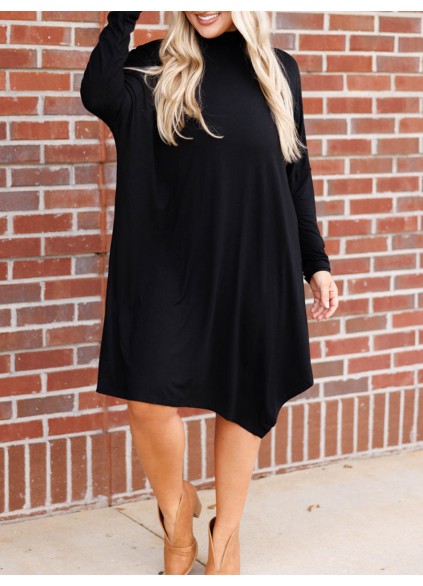 Black loose fitting dress